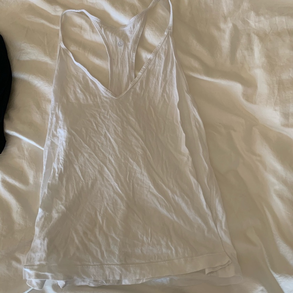White Lululemon Cami Tank Size 6